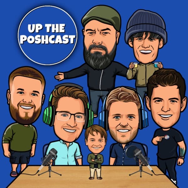 Up The Poshcast logo